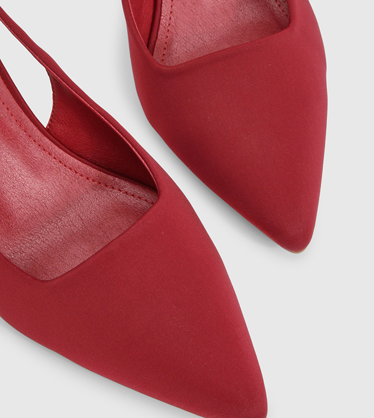 Pointed Toe Slingback Pumps