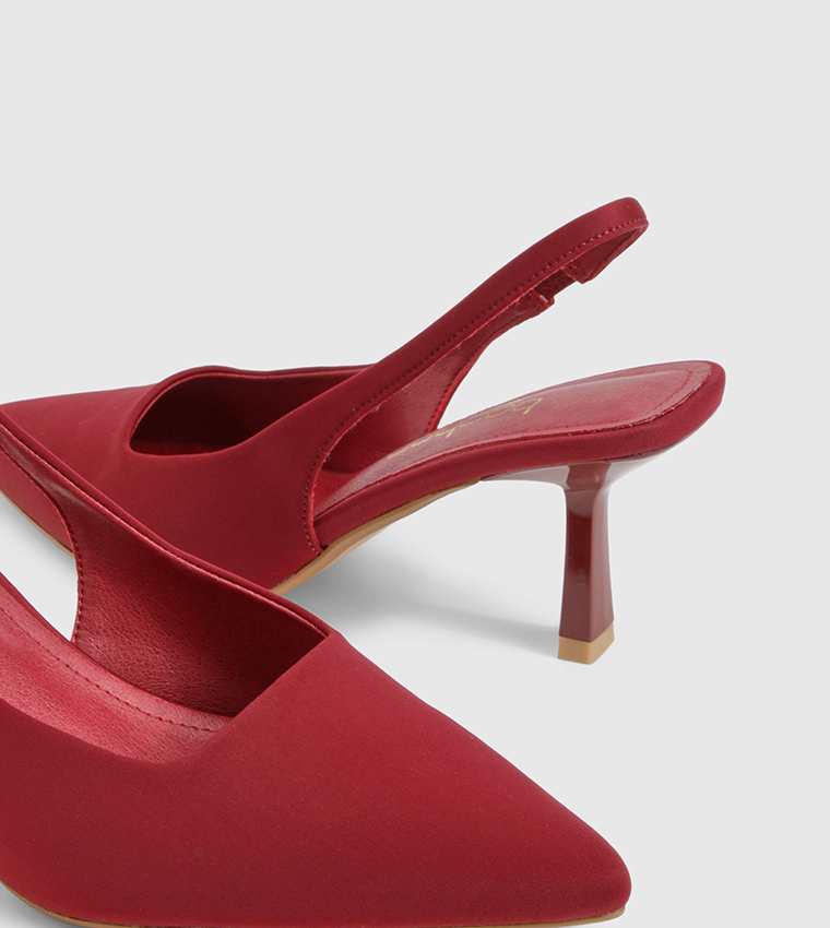 Pointed Toe Slingback Pumps