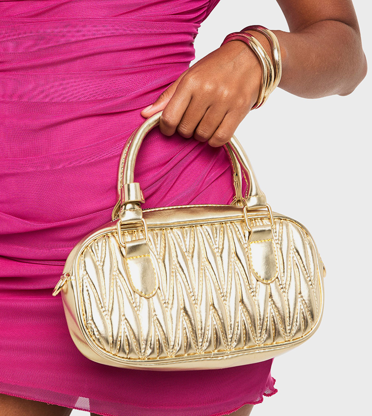 Quilted Structured Grab Bag