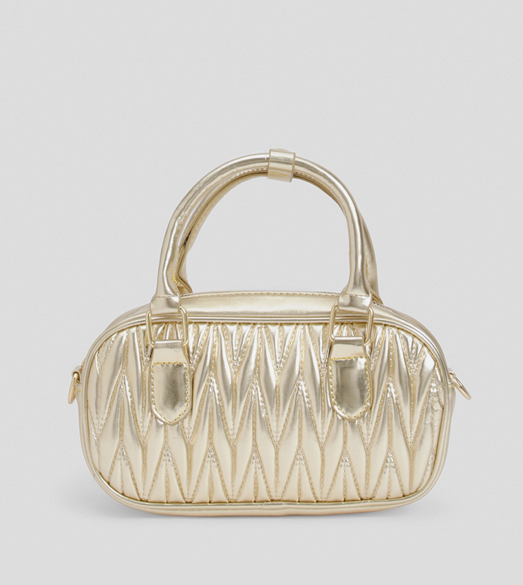 Quilted Structured Grab Bag