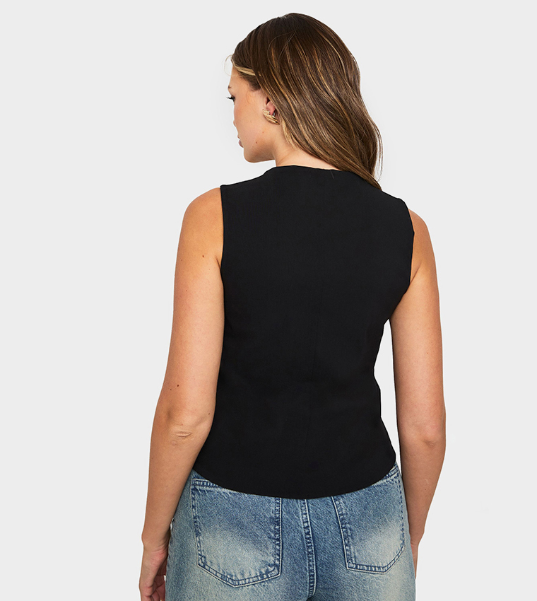 Bengaline V-Neck Waistcoat