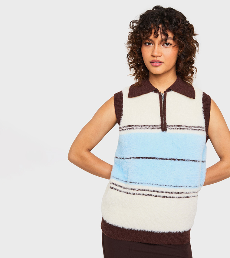 Sleeveless Sweater Sweater Vest Boohoo Buy Boohoo Super Soft