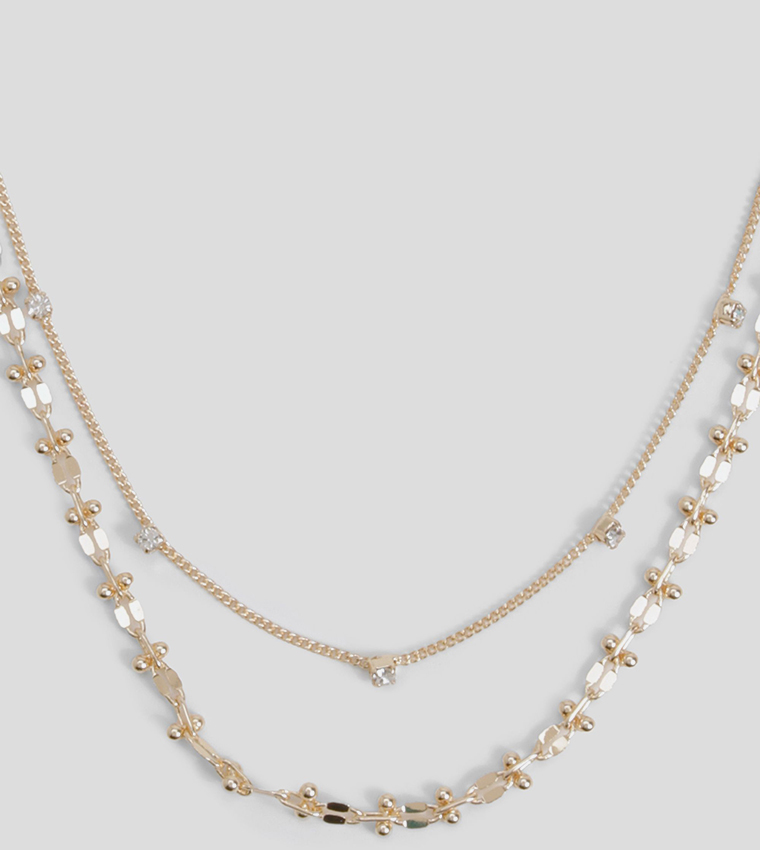 Ball & Chain Layered Necklace