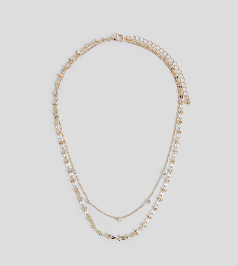 Ball & Chain Layered Necklace