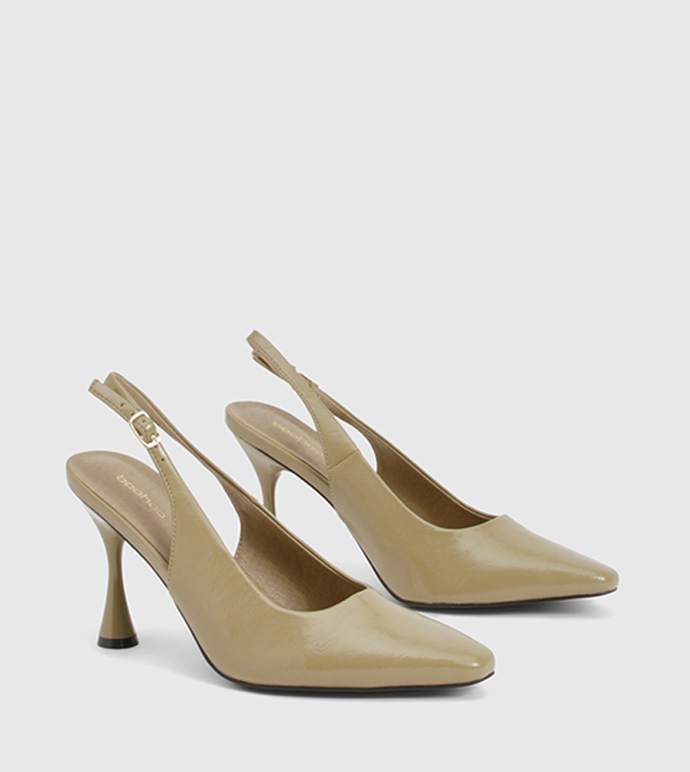 Flared Pointed Toe Heel Pumps