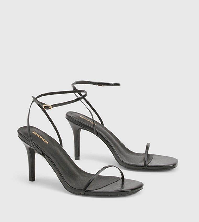 Barely There Ankle Strap Heel Sandals