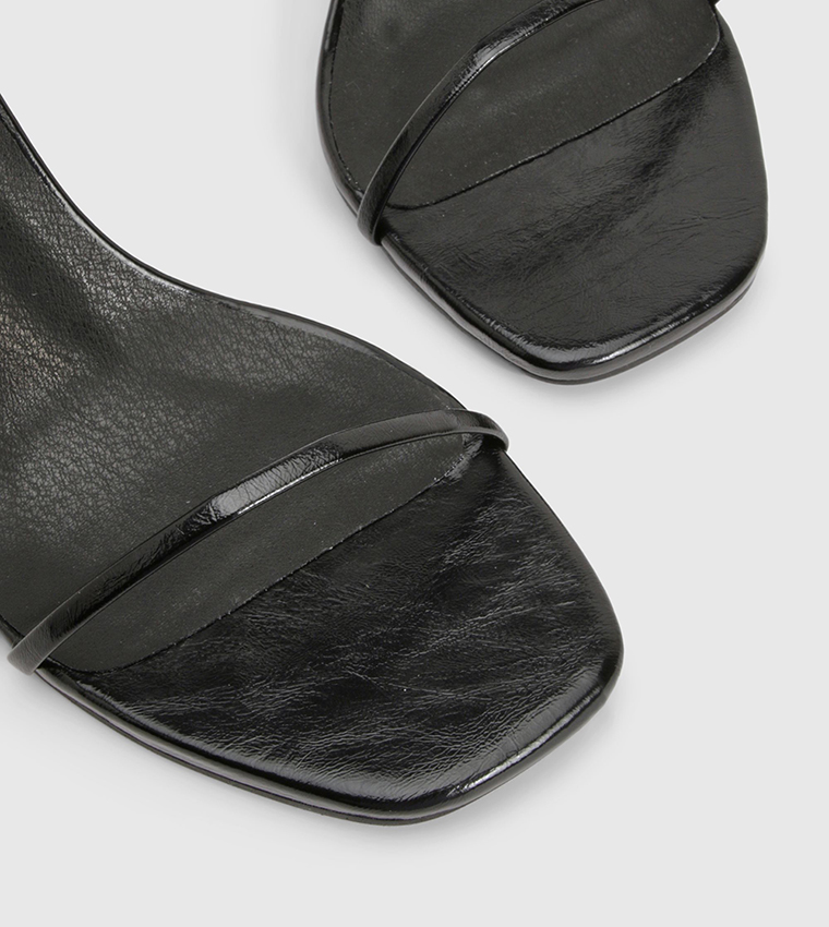 Barely There Ankle Strap Heel Sandals