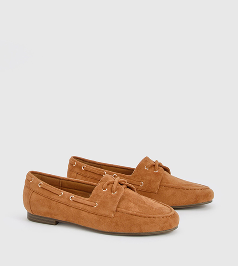 Solid Round Toe Loafers