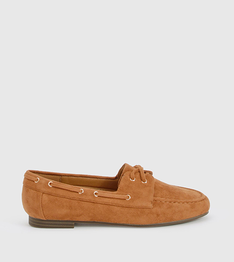 Solid Round Toe Loafers