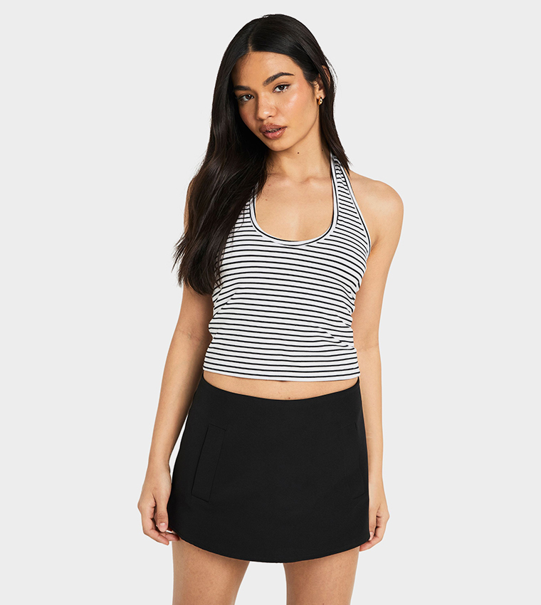Woven Pocket Front Skort