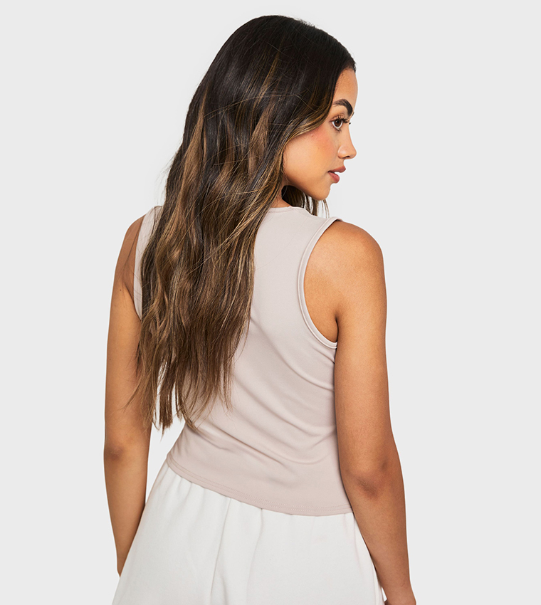 Soft Slinky Square Neck Tank Top