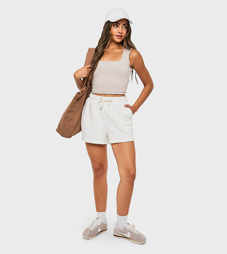 Soft Slinky Square Neck Tank Top