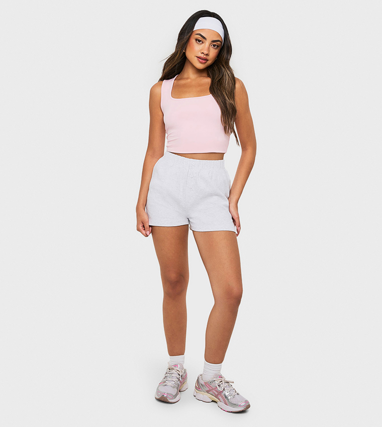 Soft Slinky Square Neck Tank Top