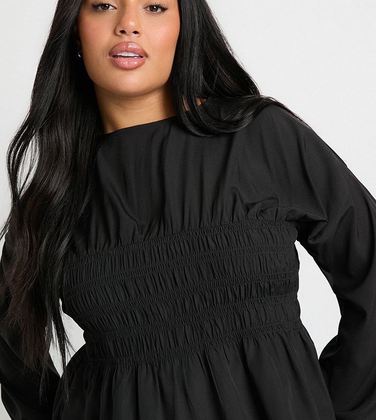 توب بيبلوم كم طويل للمقاسات الكبيرة 