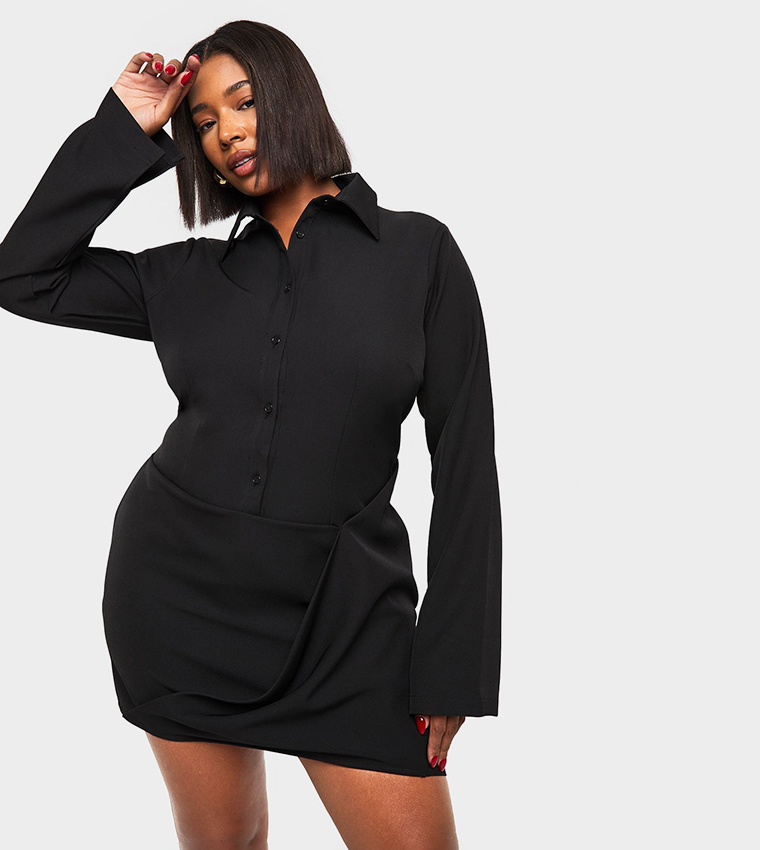 فستان ميني للمقاسات الكبيرة 