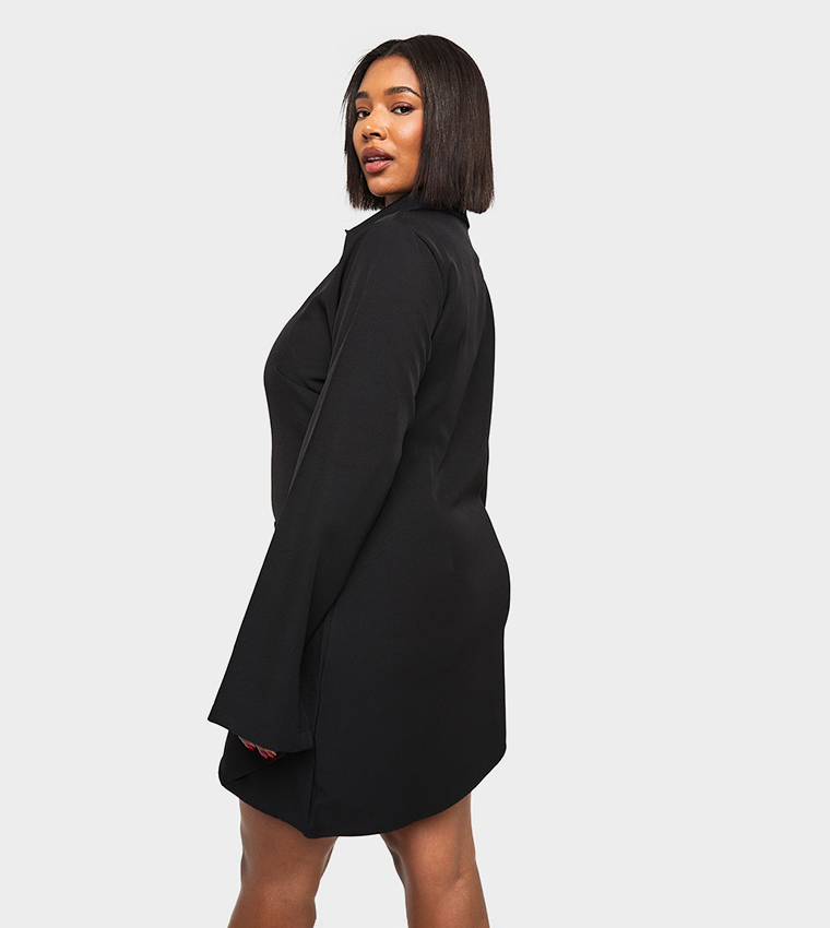 فستان ميني للمقاسات الكبيرة 