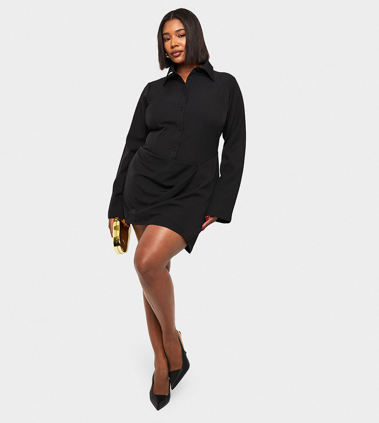 فستان ميني للمقاسات الكبيرة 