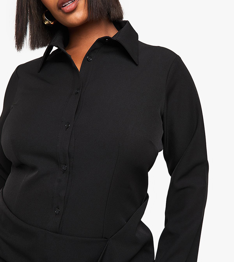 فستان ميني للمقاسات الكبيرة 