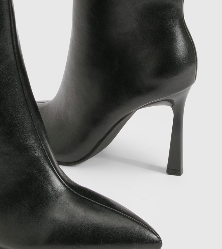 Pointed Toe Mid Calf Shoe Boots