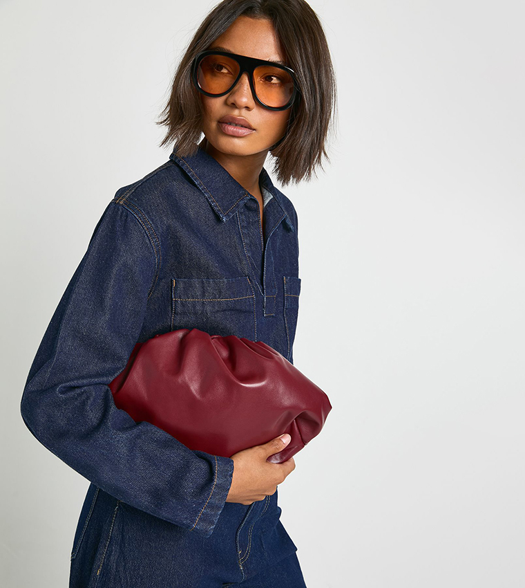 Oversized Slouchy Clutch Bag