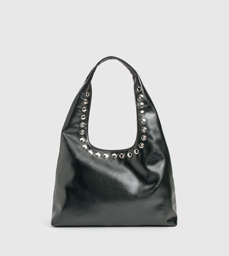 Studded Detail Shoulder Bag
