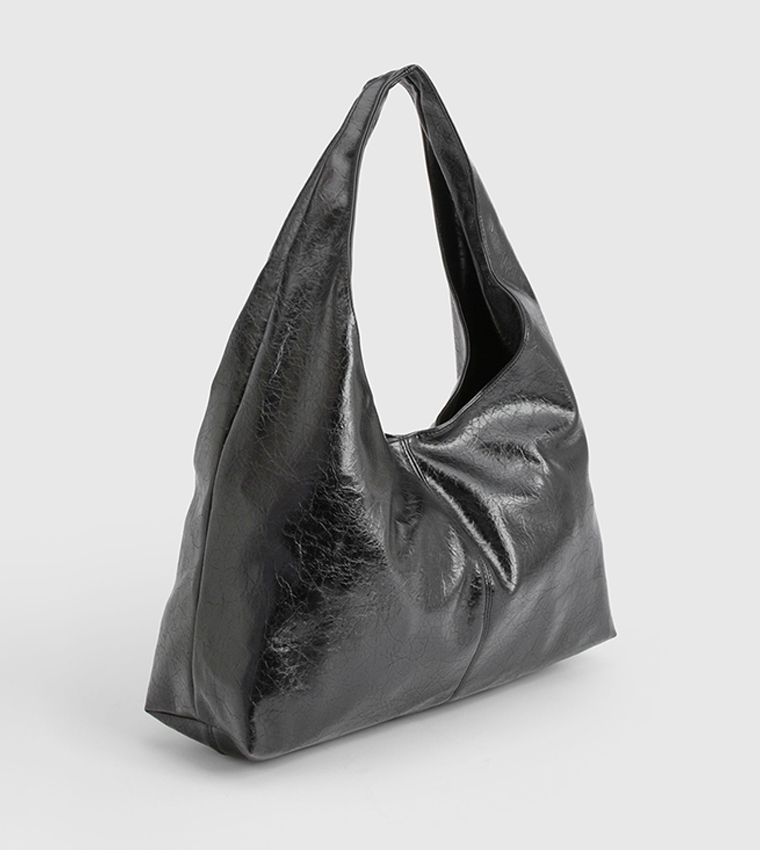 Textured Slouchy Tote Bag