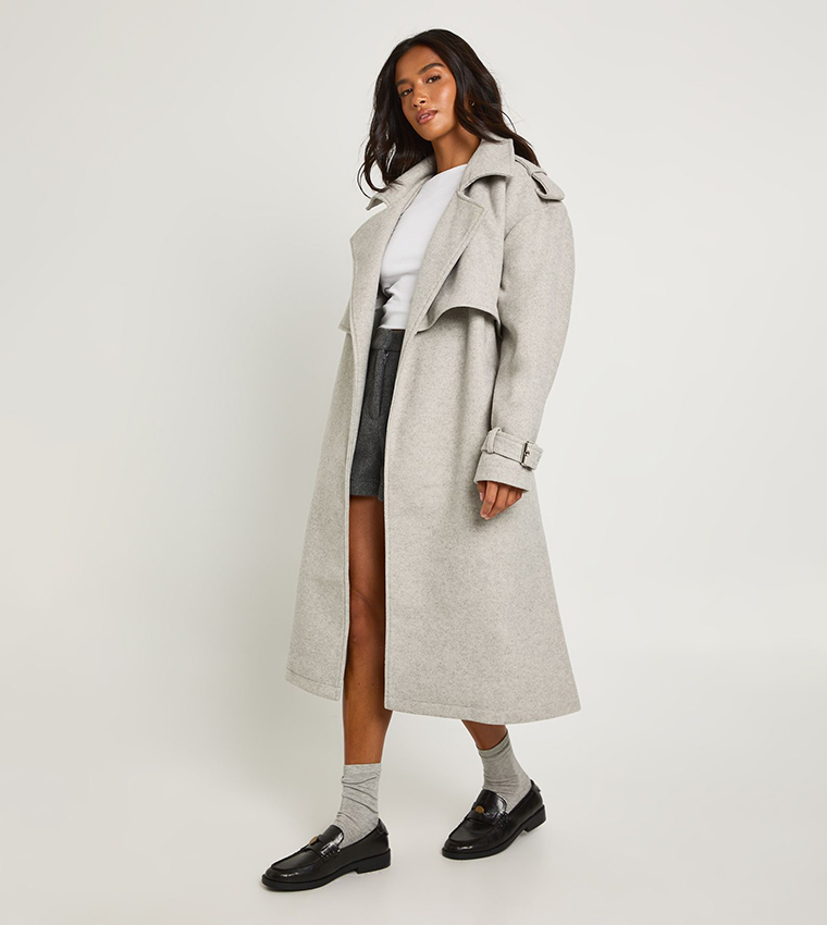 Lipsy Next Belted Wrap Coat Friends Like These PETITE FIT
