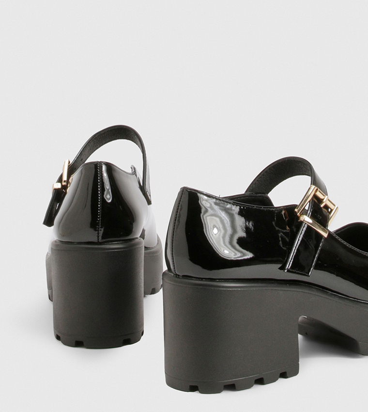 Chunky Heeled Mary Jane Shoes