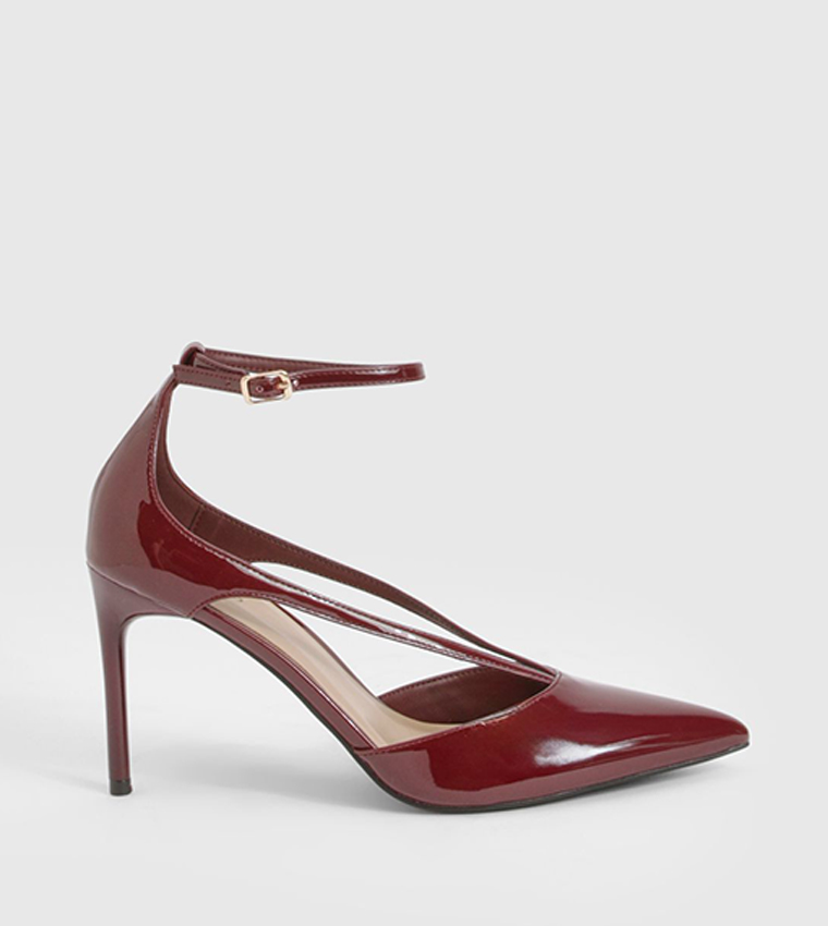 Patent Strap Detail Pumps