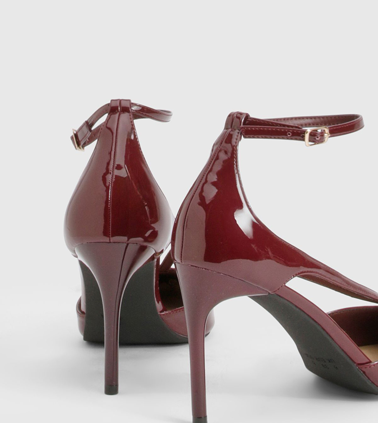 Patent Strap Detail Pumps