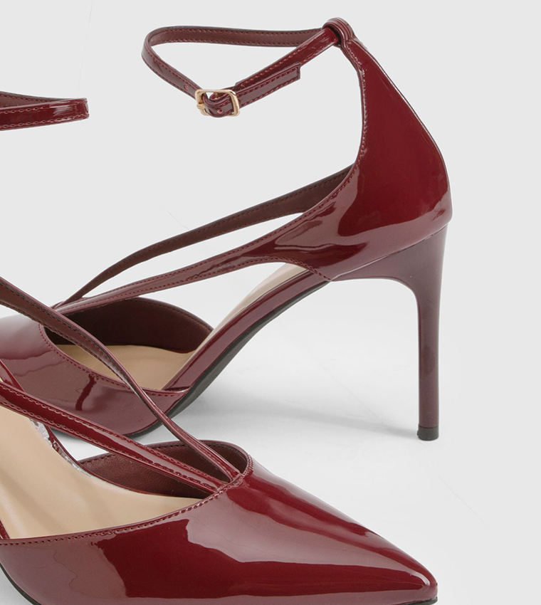 Patent Strap Detail Pumps