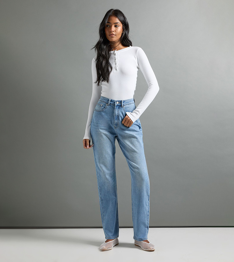 The Tall High Waist Mom Fit Jeans