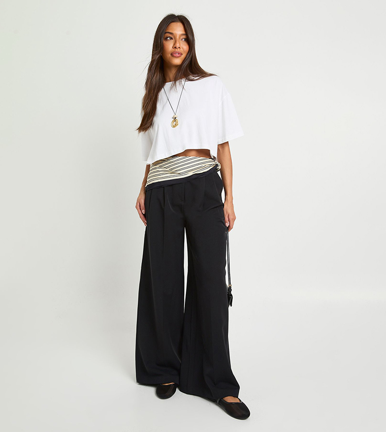 Short Sleeves Oversized Crop T-Shirt