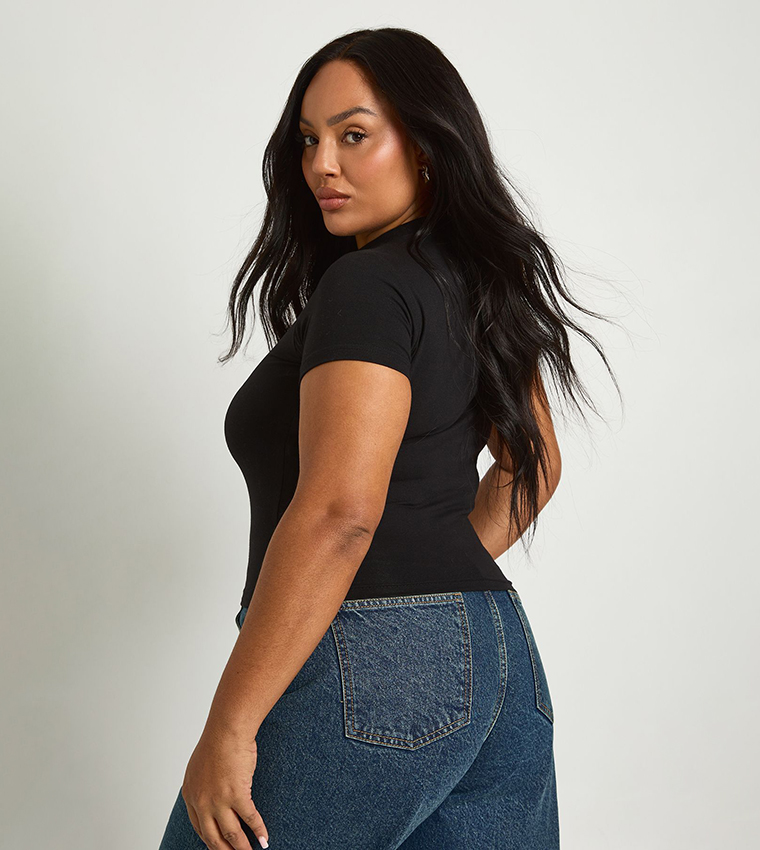 توب كم قصير للمقاسات الطويلة 