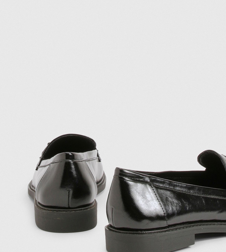 Wide Fit Hardware Detail Loafers