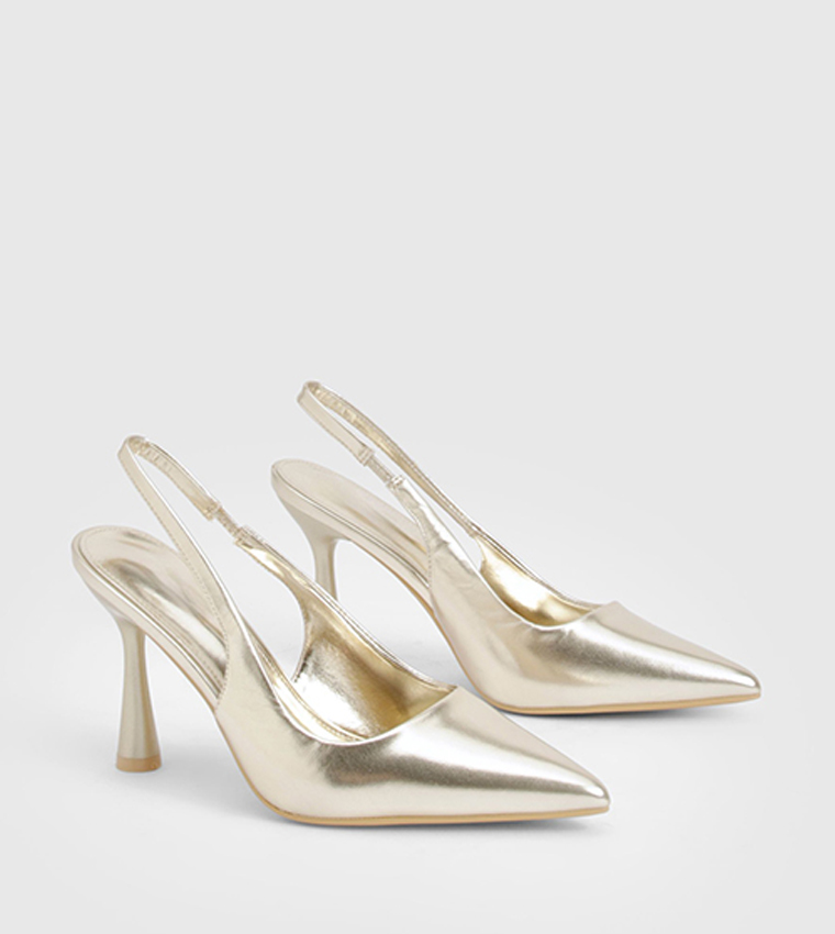 Pointed Toe Slingback Pumps