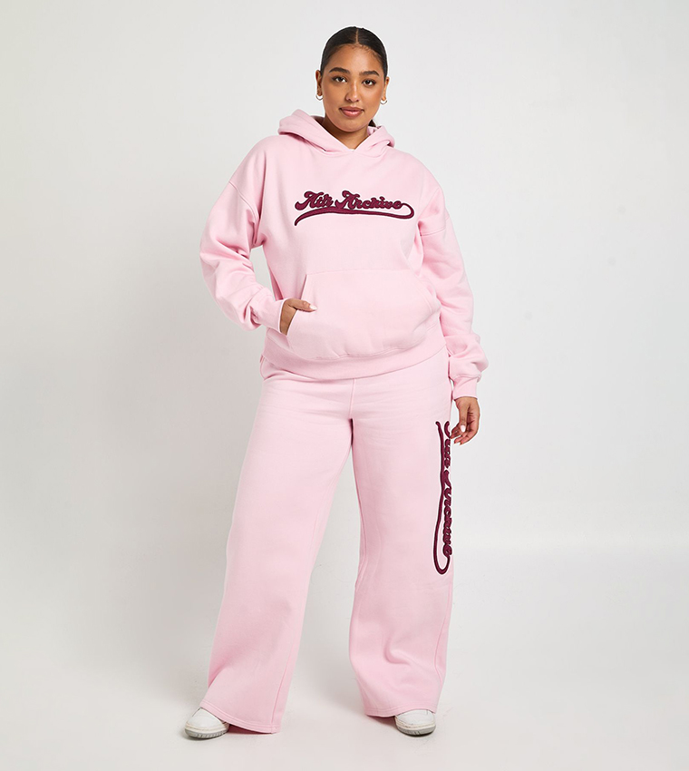 هودي أوفرسايز بسحاب وطبعة للمقاسات الكبيرة 