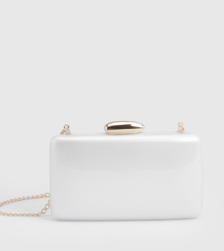 Pearlised Acrylic Clutch Bag
