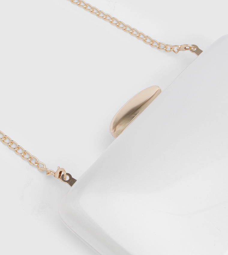 Pearlised Acrylic Clutch Bag