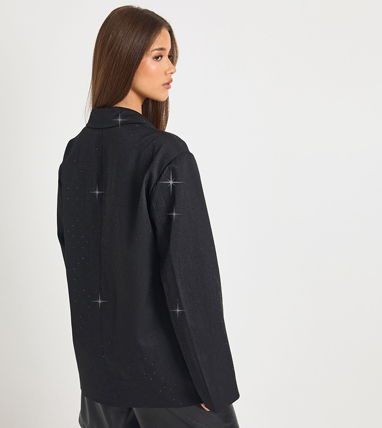 جاكيت اوفرسايز كم طويل 