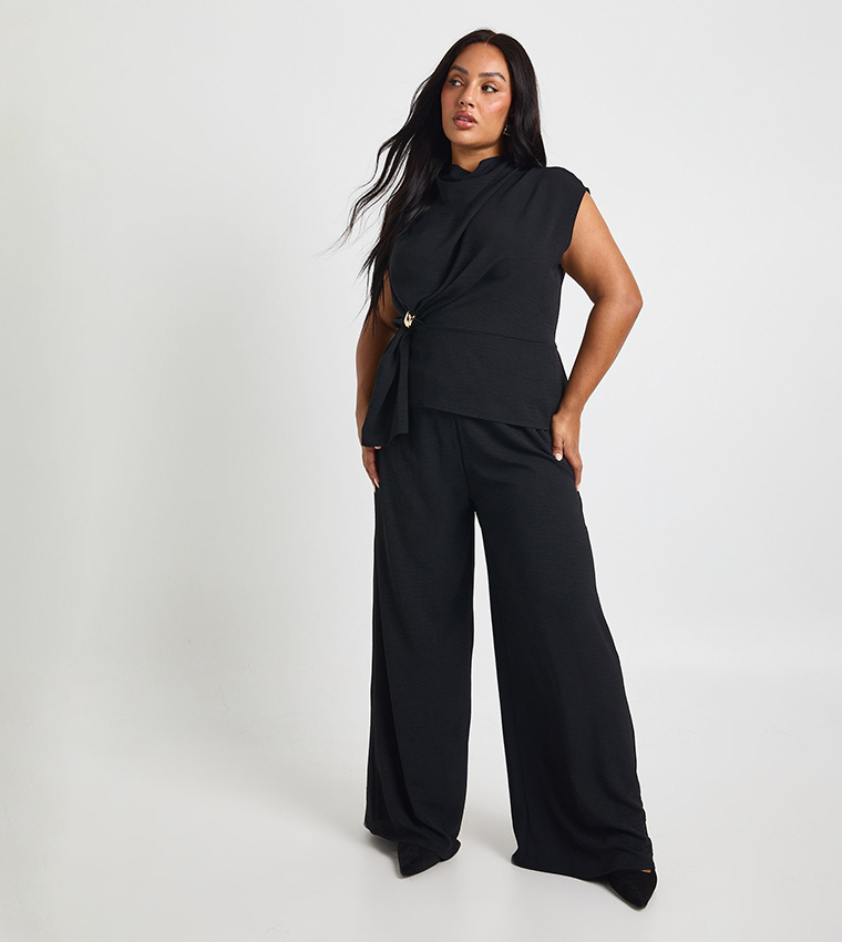 طقم توب للمقاسات الكبيرة وبنطال