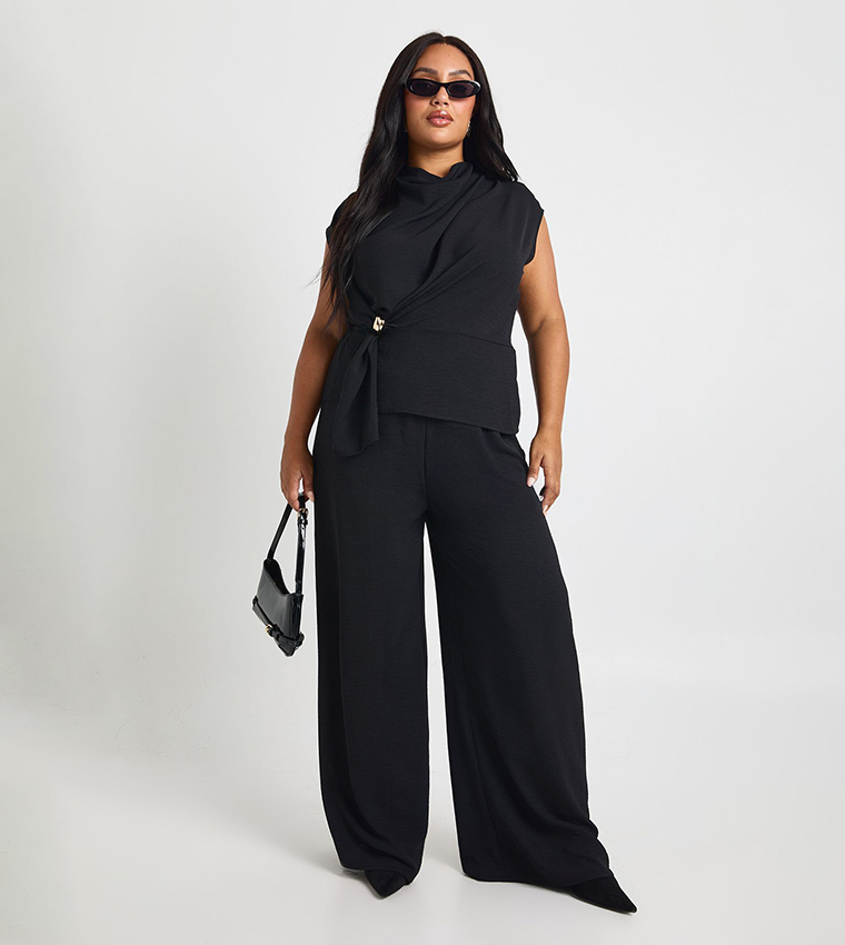 طقم توب للمقاسات الكبيرة وبنطال