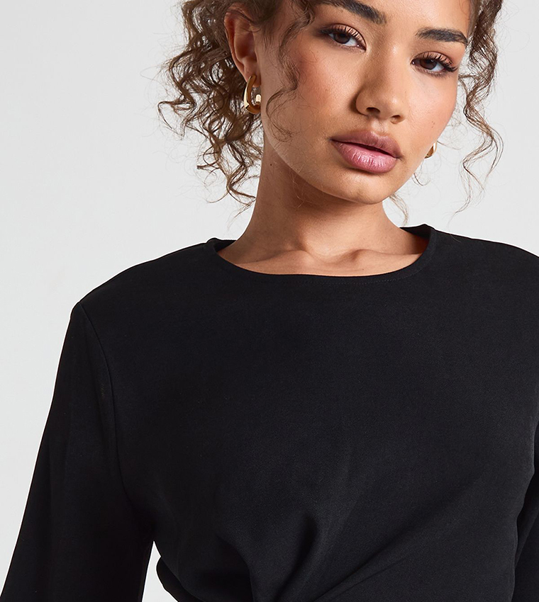 Accessory Trim Long Sleeves Top