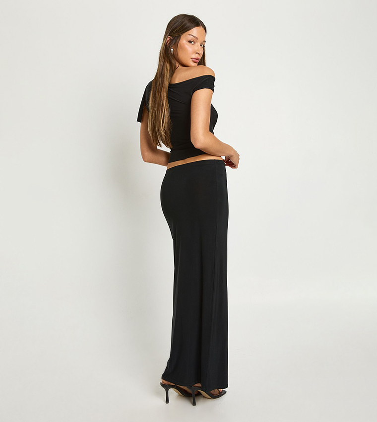 Soft Touch Low Rise Maxi Skirt