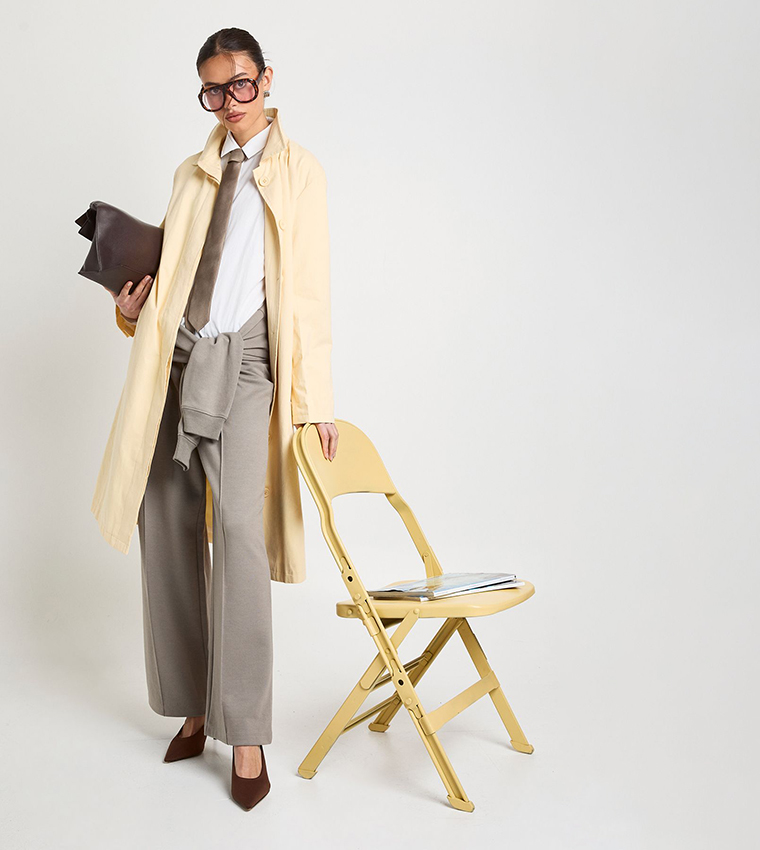 كوت ترنش بحزام