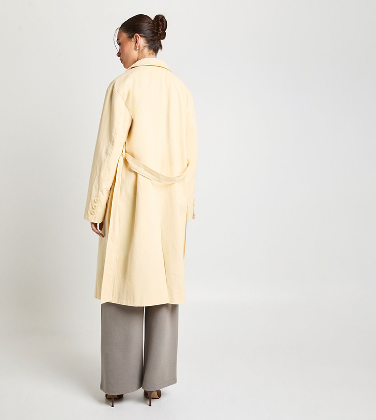 كوت ترنش بحزام