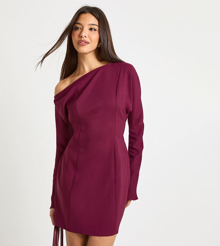 nadine merabi diane burgundy dress Nadine Merabi Lydia Burgundy Dress 14