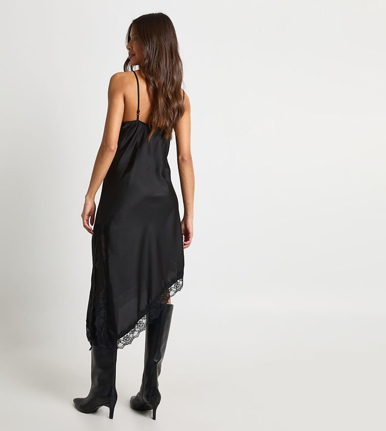 pink dress asymmetrical Miss Circle Women's Umeko Asymmetrical Cape Mini Dress - Pink main image 0