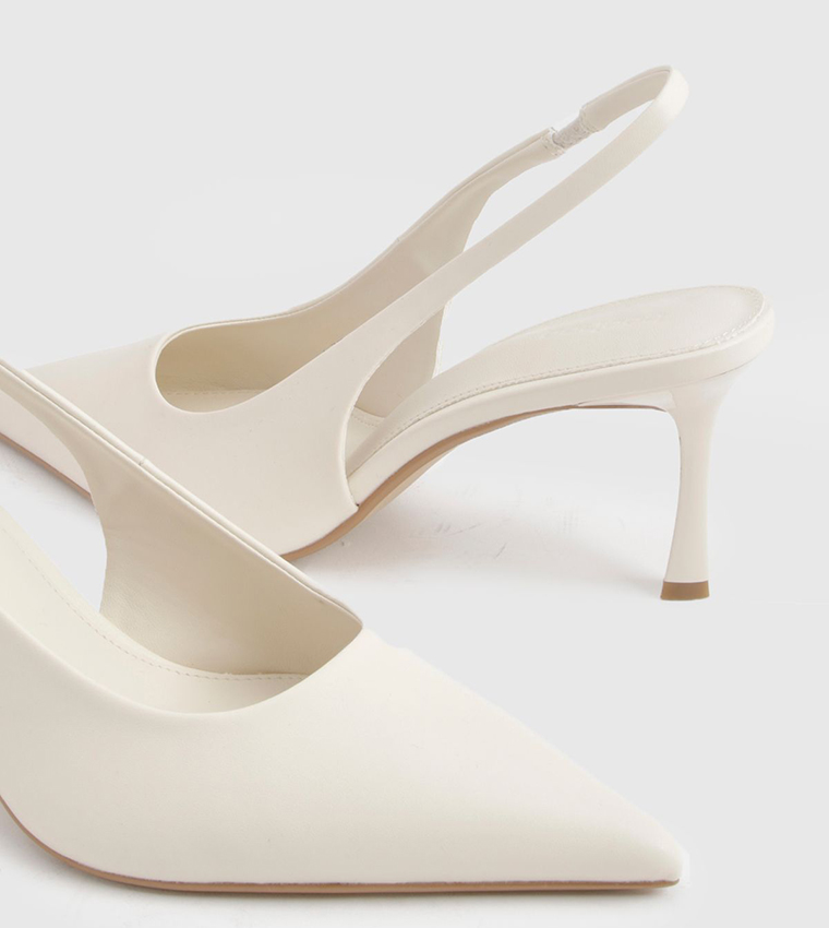 Pointed Toe Slingback Pumps