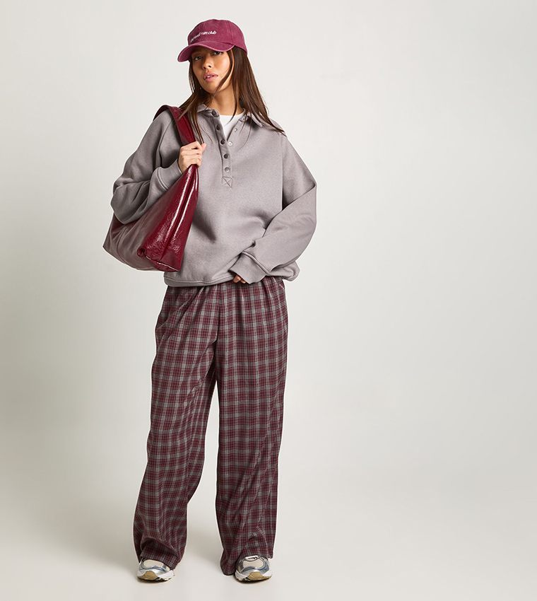 سويتشيرت اوفرسايز مغسول 